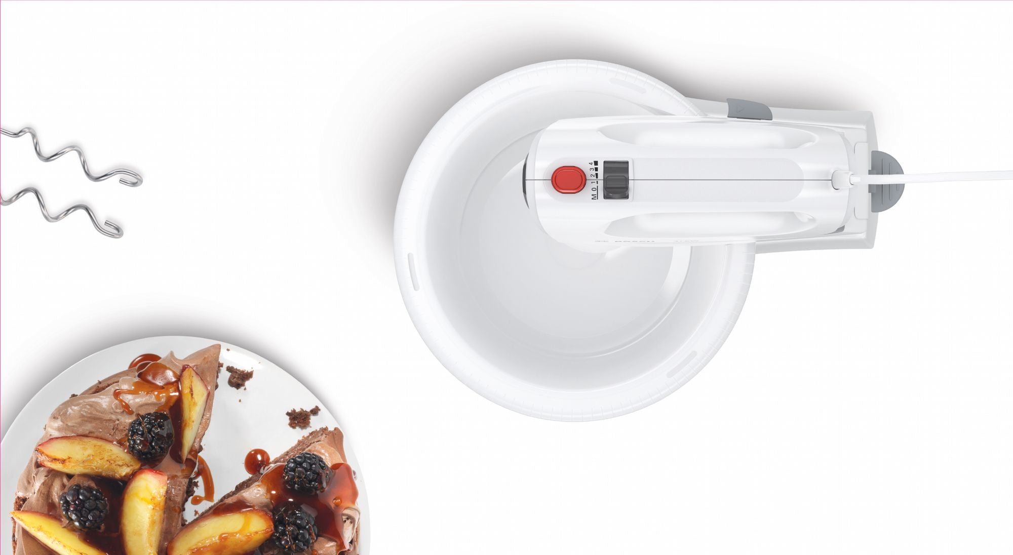 Bosch Bosch MFQ2600G mixeur Robot mixer 375 W Blanc