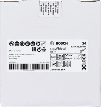 Bosch Bosch 2 608 619 159 accessoire pour meuleuse d'angle Disque de ponçage