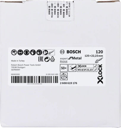 Bosch Bosch X-LOCK R444 EXPERT FOR METAL Disque de ponçage
