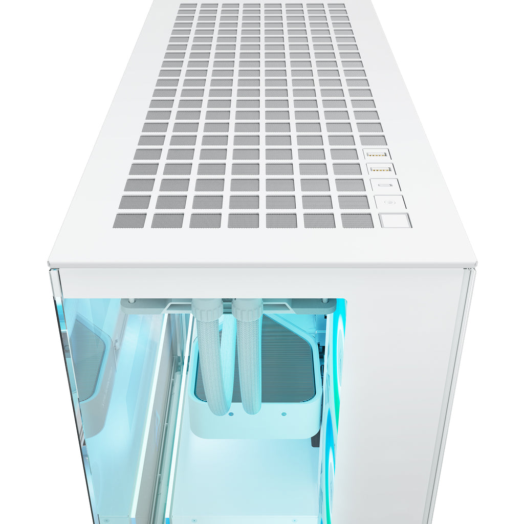 ARCTIC Xtender White (Clear Glass) Midi Tower Blanc