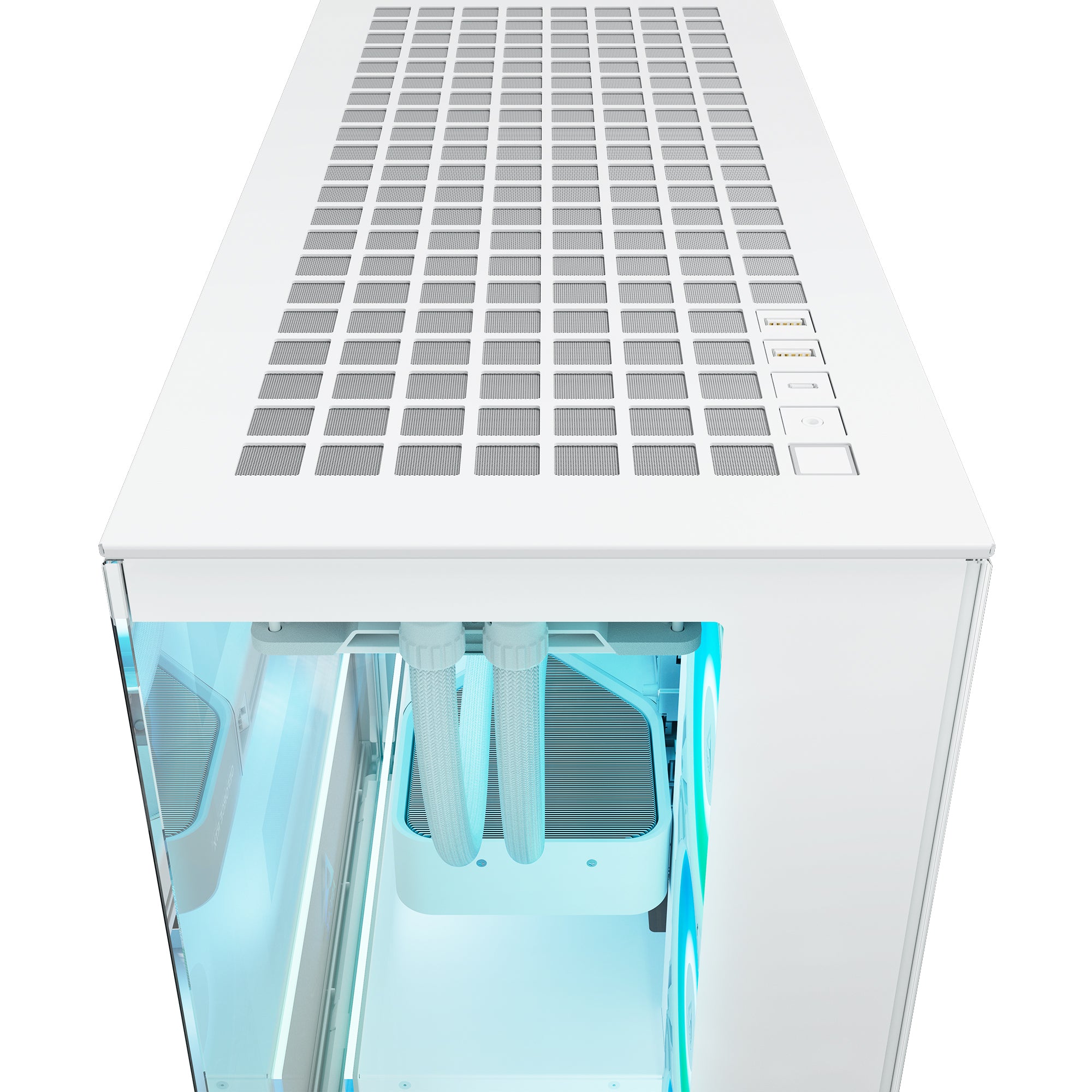 ARCTIC Xtender White (Clear Glass) Midi Tower Blanc