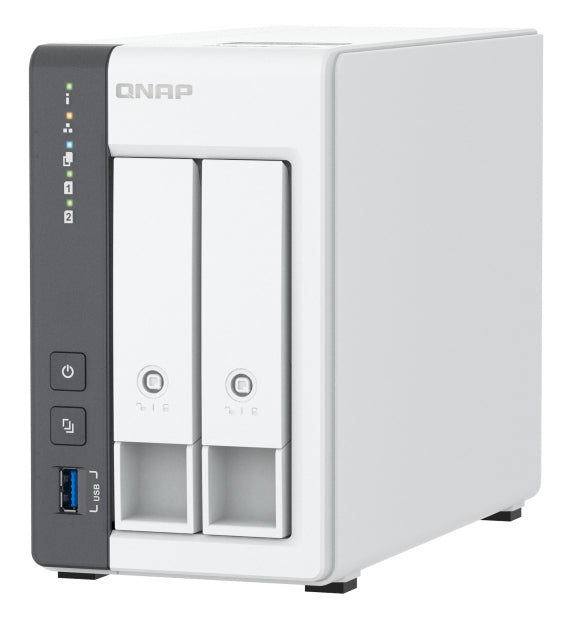 QNAP TS-216G serveur de stockage NAS Tower Cortex-A Cortex-A55 4 Go 0 To Blanc