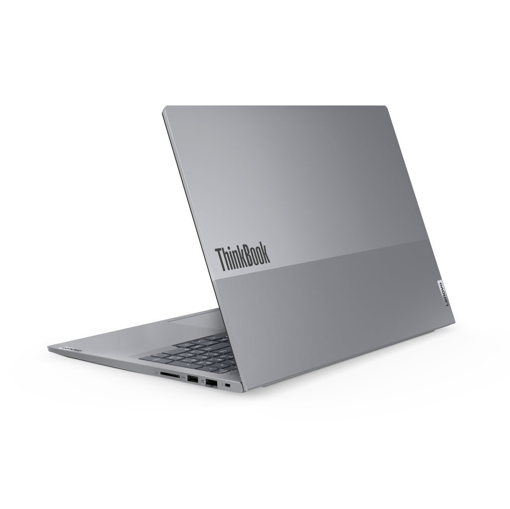 Lenovo ThinkBook 16 G7 ARP AMD Ryzen™ 5 7535HS Ordinateur portable 40,6 cm (16") WUXGA 16 Go DDR5-SDRAM 512 Go SSD Wi-Fi 6E (802.11ax) Windows 11 Pro Nordique Gris