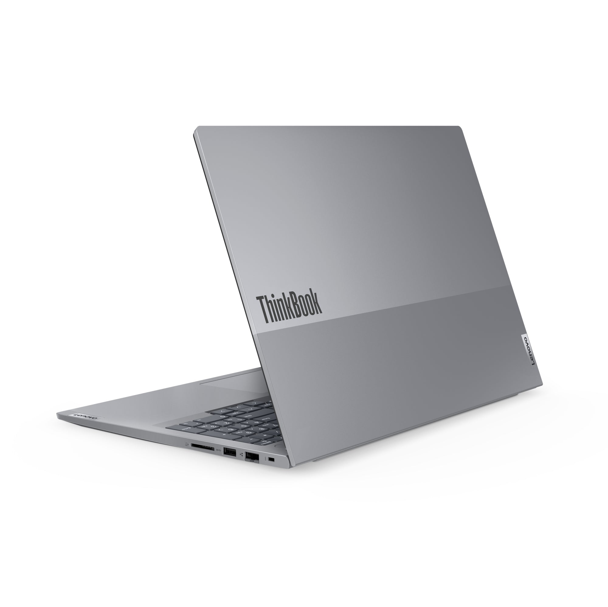 Lenovo ThinkBook 16 G7 ARP AMD Ryzen™ 5 7535HS Ordinateur portable 40,6 cm (16") WUXGA 16 Go DDR5-SDRAM 512 Go SSD Wi-Fi 6E (802.11ax) Windows 11 Pro Nordique Gris