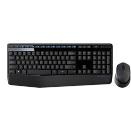 Logitech MK345 Combo Clavier et Souris Sans Fil, Disposition US International
