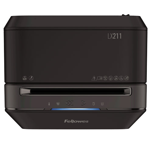 Fellowes LX Series Powershred LX211 Destructeur de Papier Micro-coupe, Noir