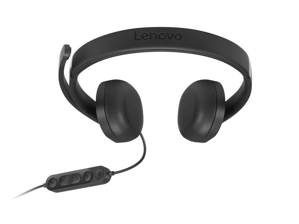 Lenovo VoIP Headset 5000 Casque Avec fil Arceau Bureau/Centre d'appels USB Type-C Noir - vue 4