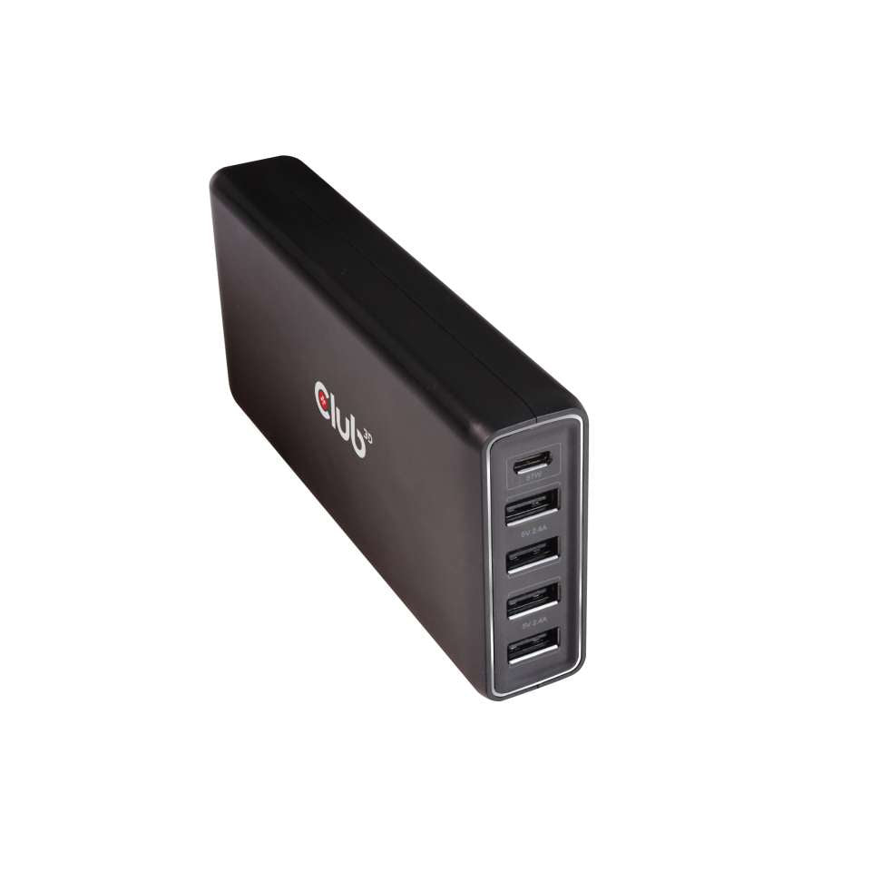 CLUB3D CAC-1903EU chargeur d'appareils mobiles Universel Noir Secteur Intérieure