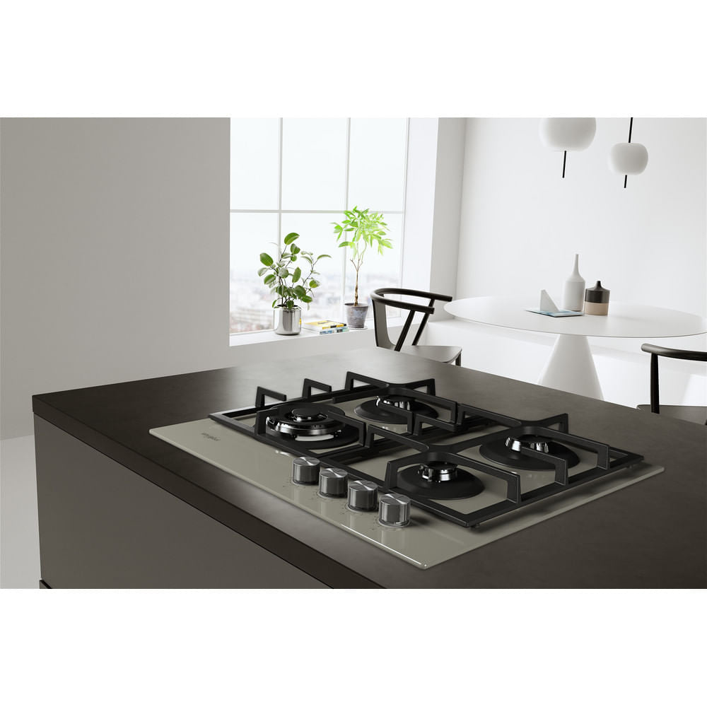 Whirlpool AKTL 629/S Argent Intégré Gaz 4 zone(s)
