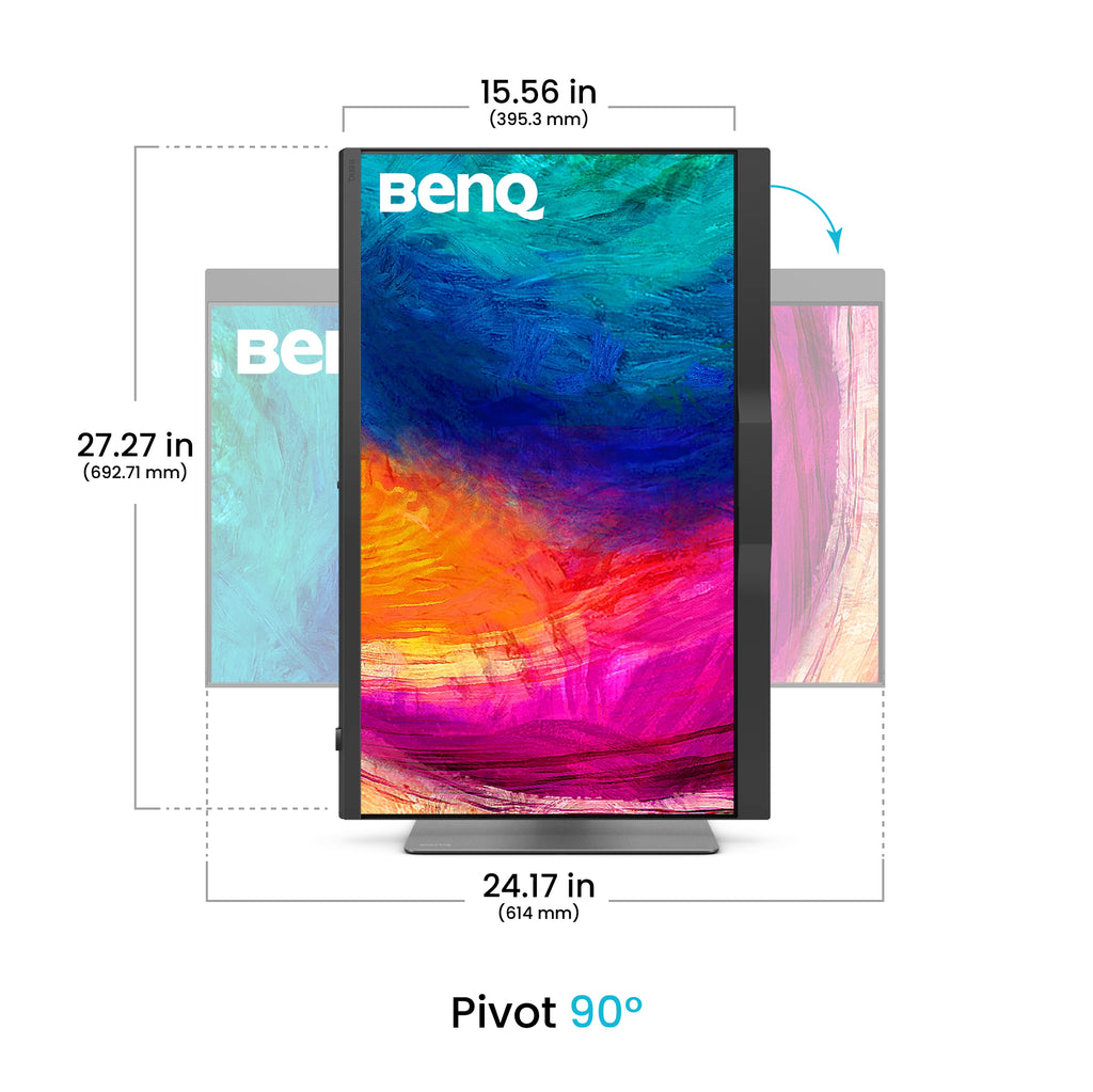 BenQ PD2770U écran plat de PC 68,6 cm (27") 3840 x 2160 pixels 4K Ultra HD LCD Noir