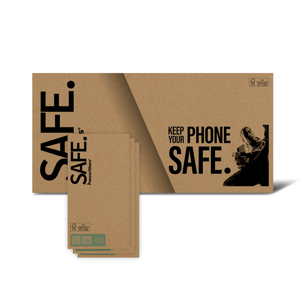 PanzerGlass SAFE. by ® Screen Protector Samsung Galaxy S26+ | Ultra-Wide Fit | Bulk Protection d'écran transparent 50 pi