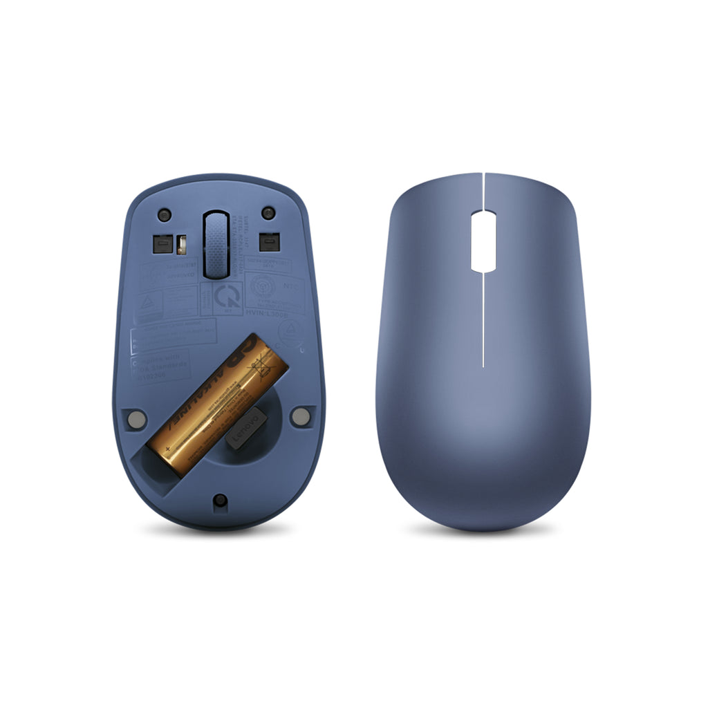 Lenovo 530 Souris Bureau Ambidextre Sans Fil RF Optique 1200 DPI, Bleue