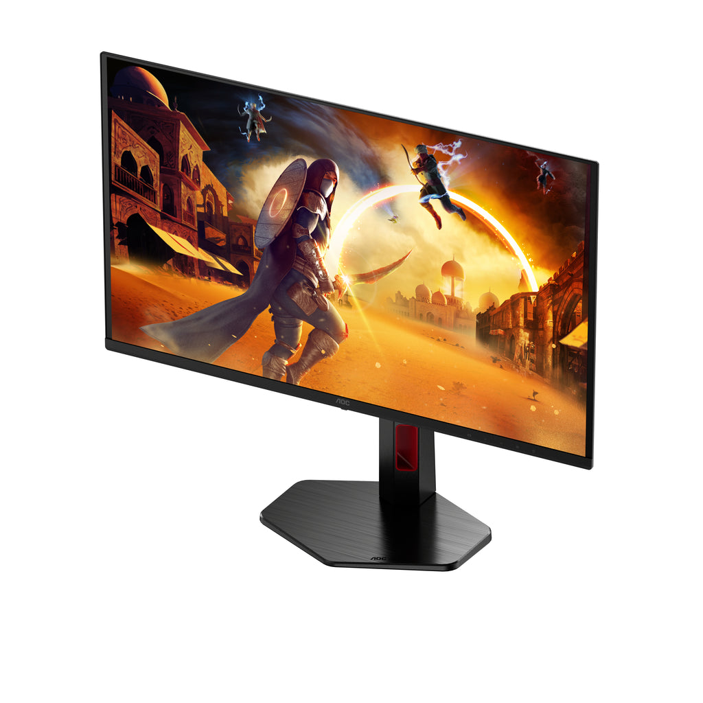 AOC G4 Q27G4ZDR écran plat de PC 67,3 cm (26.5") 2560 x 1440 pixels Quad HD QD-OLED Noir, Rouge