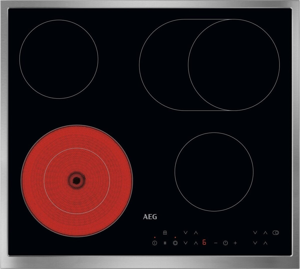 AEG TN64RA06XB Noir Intégré 60 cm Céramique 4 zone(s)