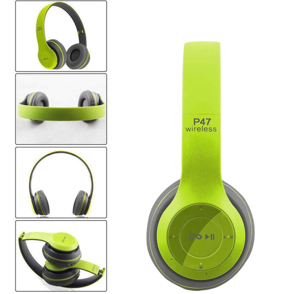 SŁUCHAWKI BEZPRZEWODOWE P47 BLUETOOTH MP3 MIKROFON
