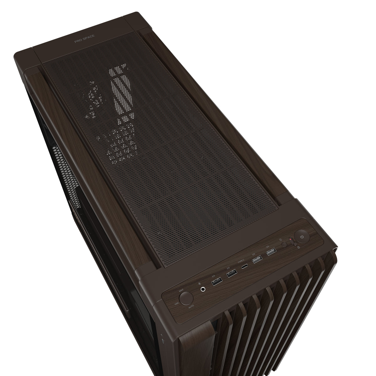 ASUS ProArt PA602 Walnut Wood Retro TG Tower Udvidet ATX - vue 6