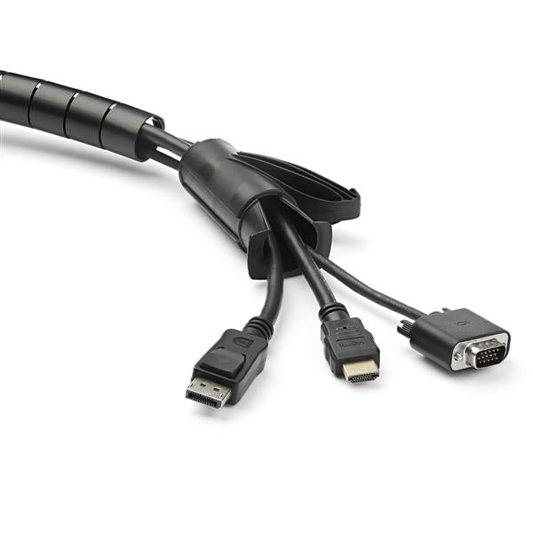 StarTech.com Gaine Spirale Range-Câble Noir, 45 mm de Diamètre, 1,5 m