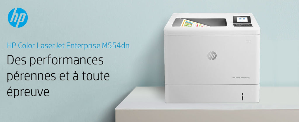 HP Color LaserJet Enterprise Imprimante M554dn, Imprimer, Impression USB en façade; Impression recto-verso