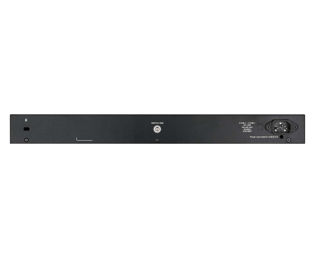 D-Link DGS-1250-28XMP Géré L3 Gigabit Ethernet (10/100/1000) Connexion Ethernet, supportant l'alimentation via ce port (PoE) Noir