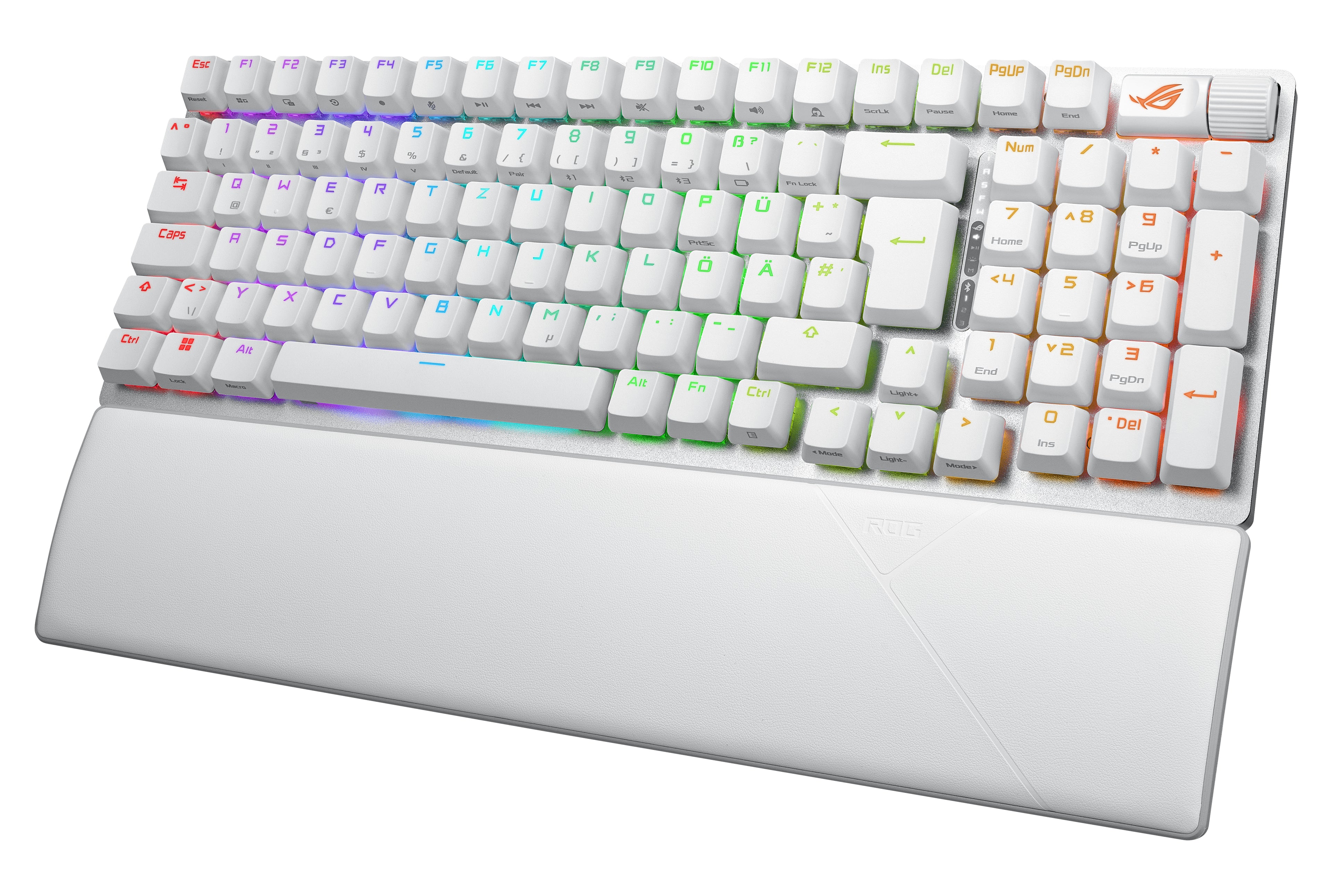 ASUS ROG Strix Scope II 96 Wireless clavier Gaming USB + RF Wireless + Bluetooth QWERTZ Allemand Blanc