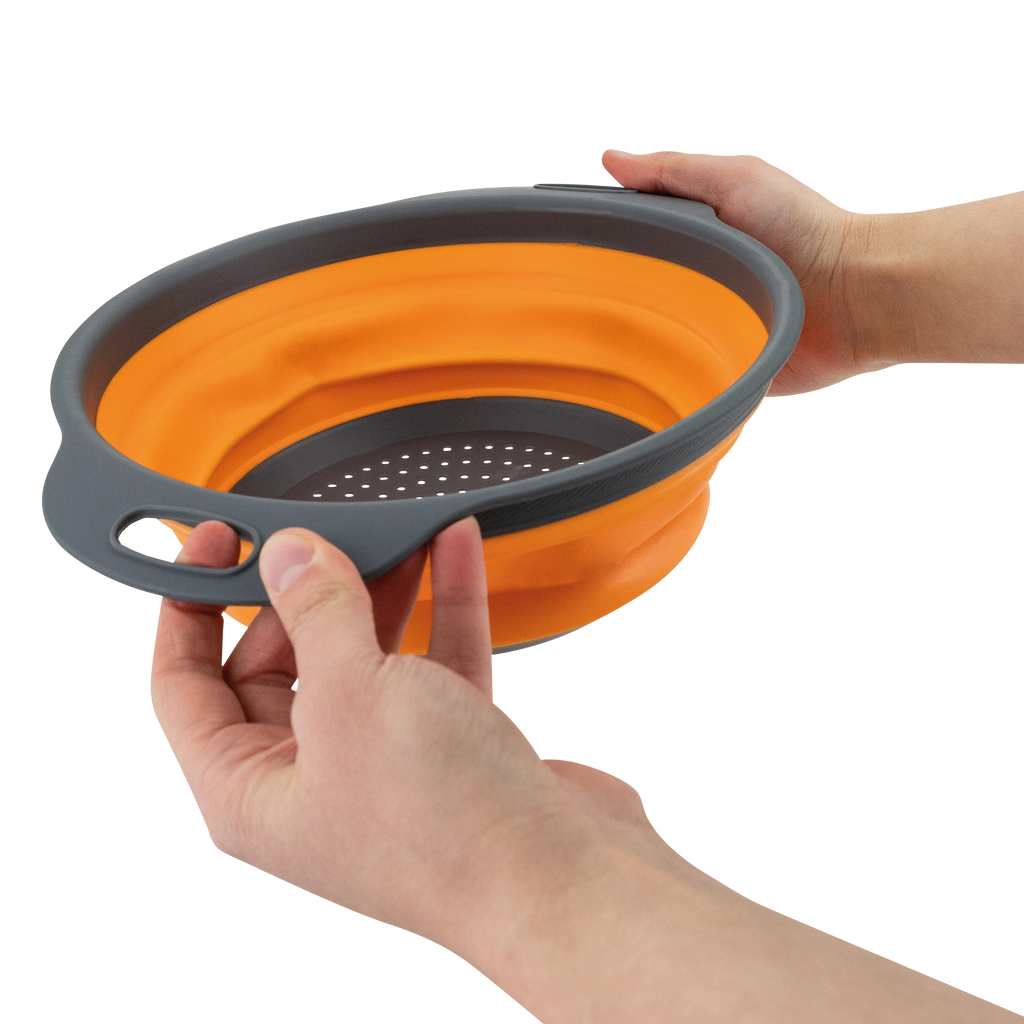 DURSZLAK SILIKONOWY SKŁADANY 24 CM SITKO KUCHENNE SKŁADANE
