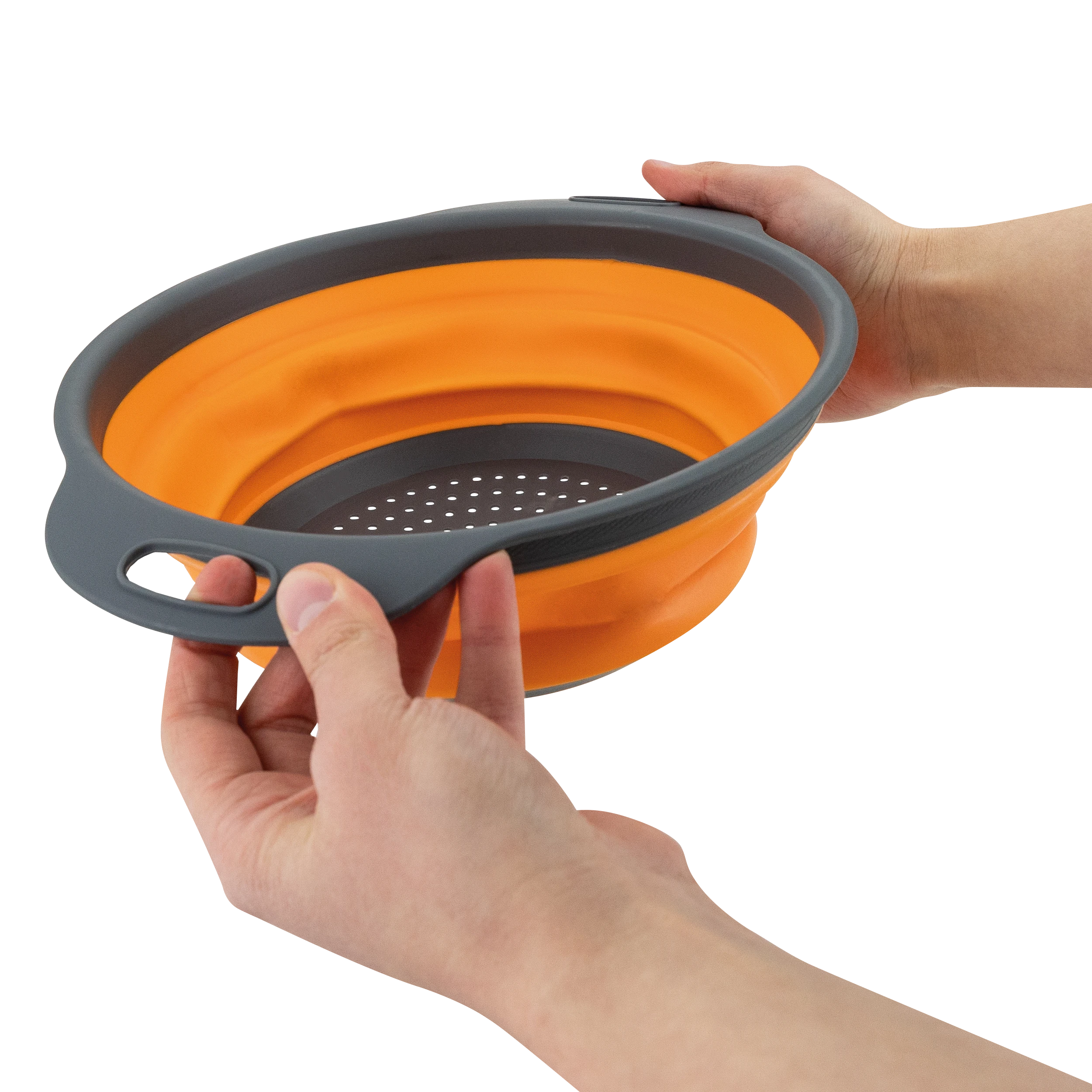 DURSZLAK SILIKONOWY SKŁADANY 24 CM SITKO KUCHENNE SKŁADANE
