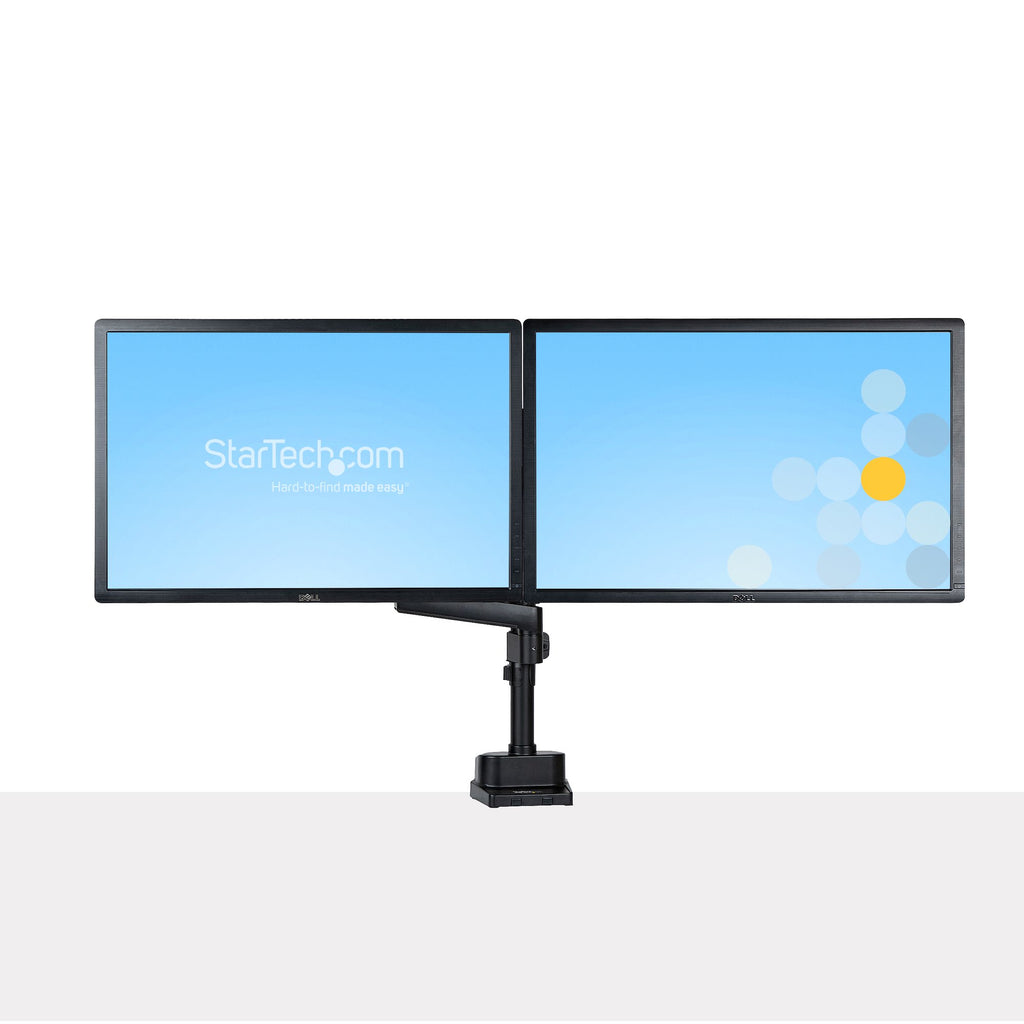 StarTech.com Support Double Écran PC Bras Double Moniteur VESA 32" 8kg Empilables Verticalement