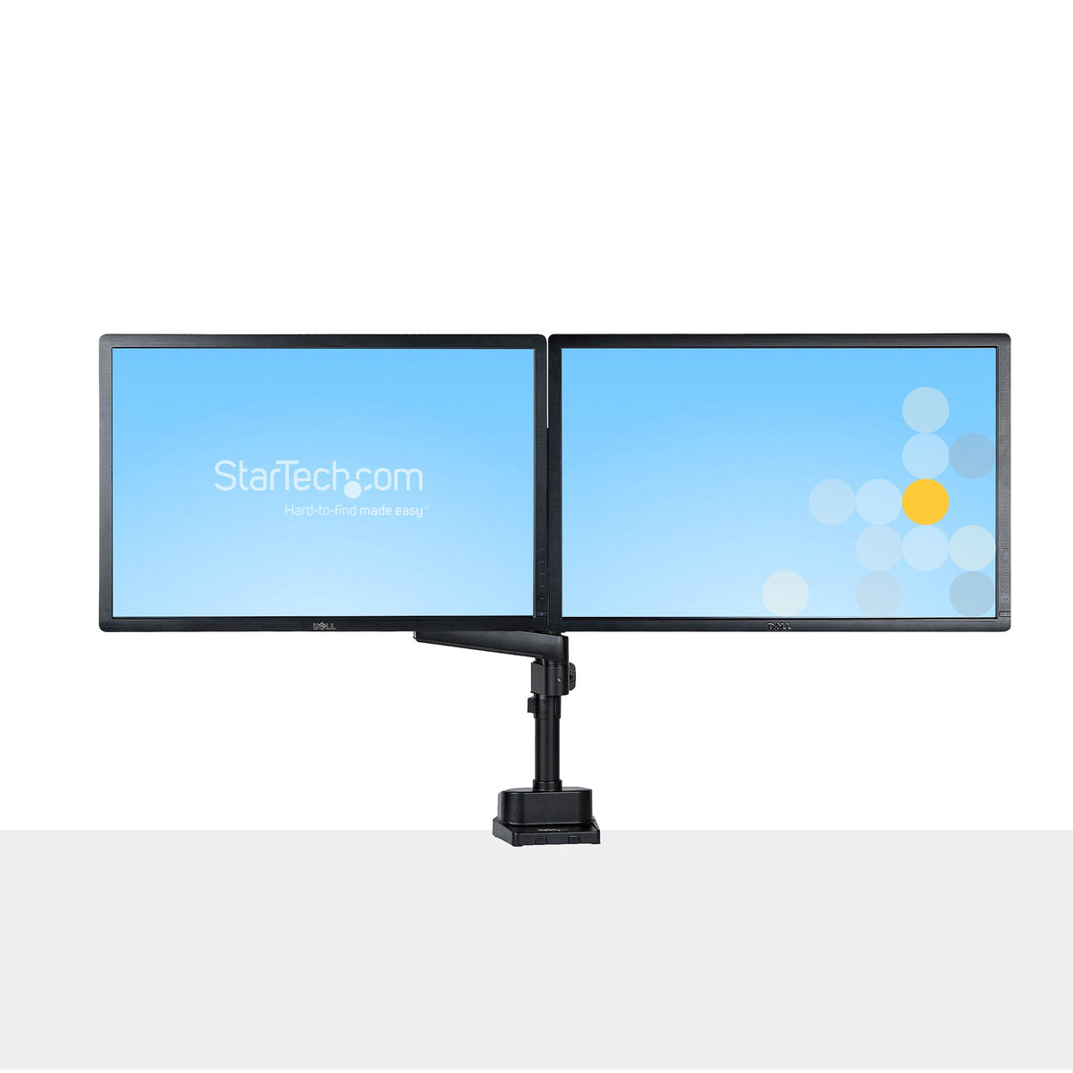 StarTech.com Support Double Écran PC Bras Double Moniteur VESA 32" 8kg Empilables Verticalement