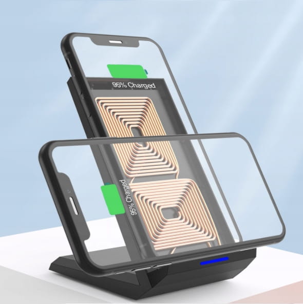 Chargeur sans fil à induction FAST CHARGE 15 W USB-C pour Apple, Samsung et autres appareils - Zenwire A5