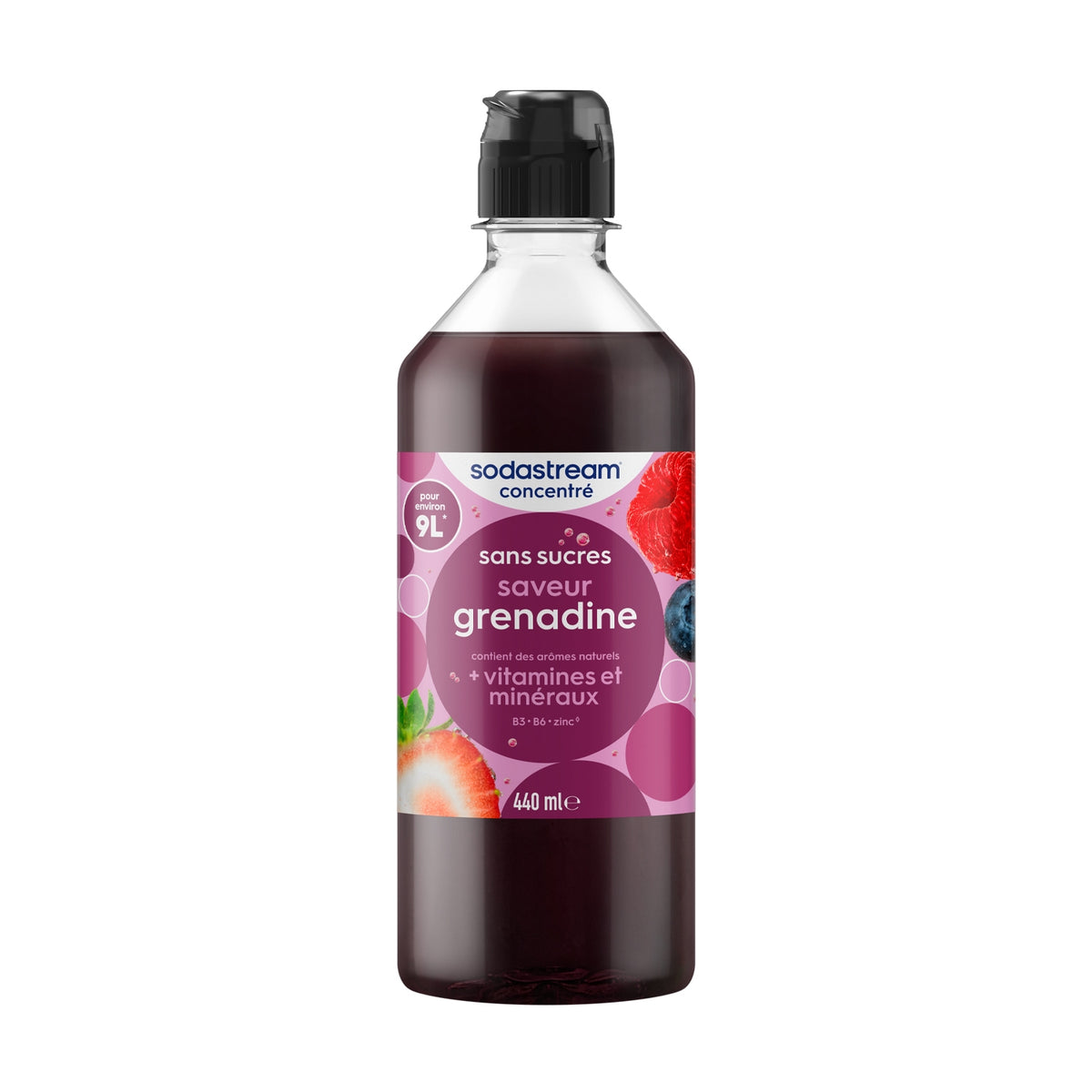 Sodastream Concentré Grenadine sans sucres 440ml