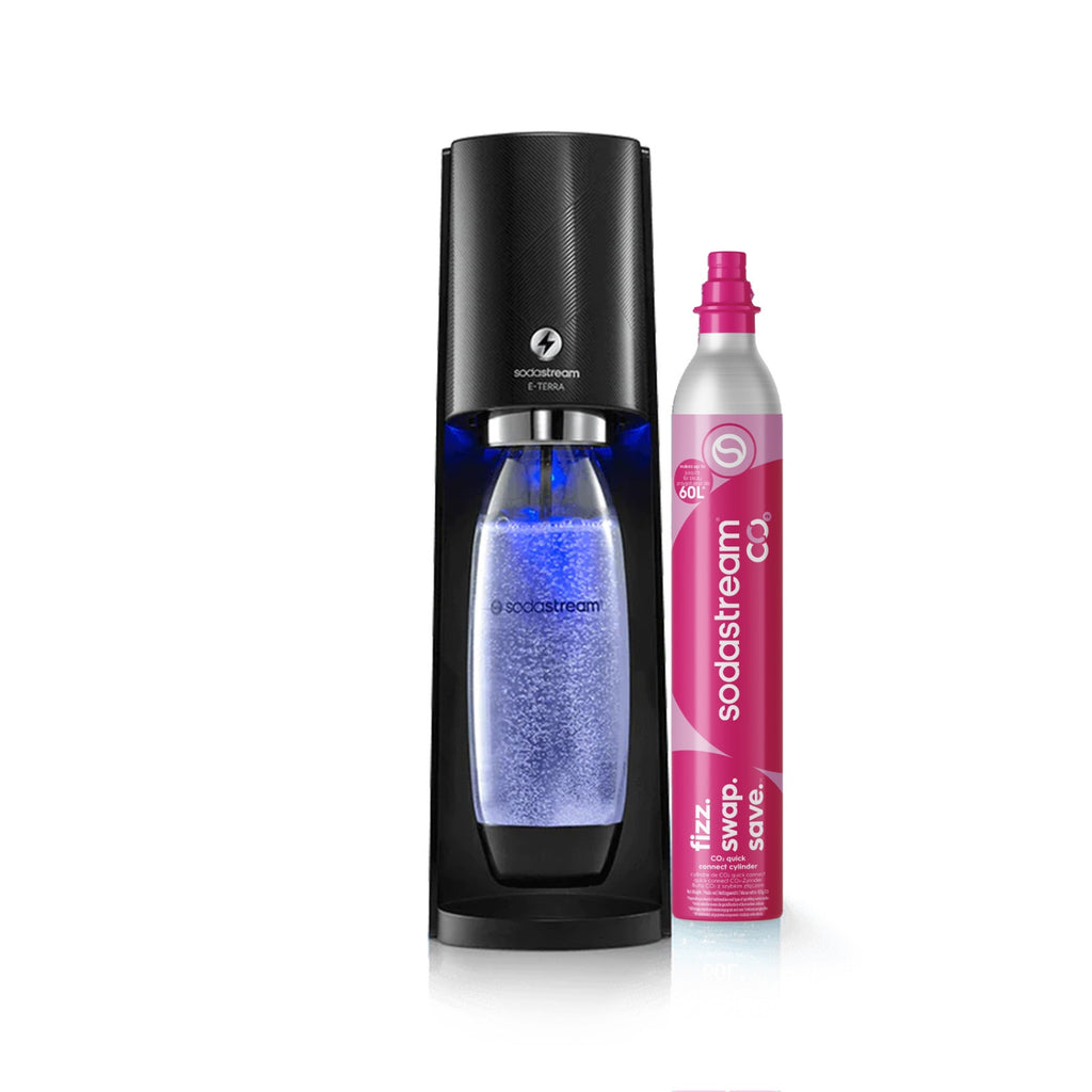 Sodastream Machine à eau pétillante E-TERRA noir