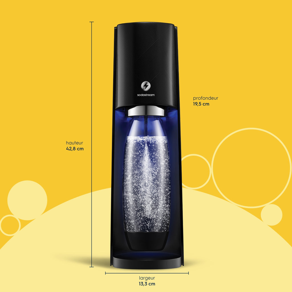 Sodastream Machine à eau pétillante E-TERRA noir