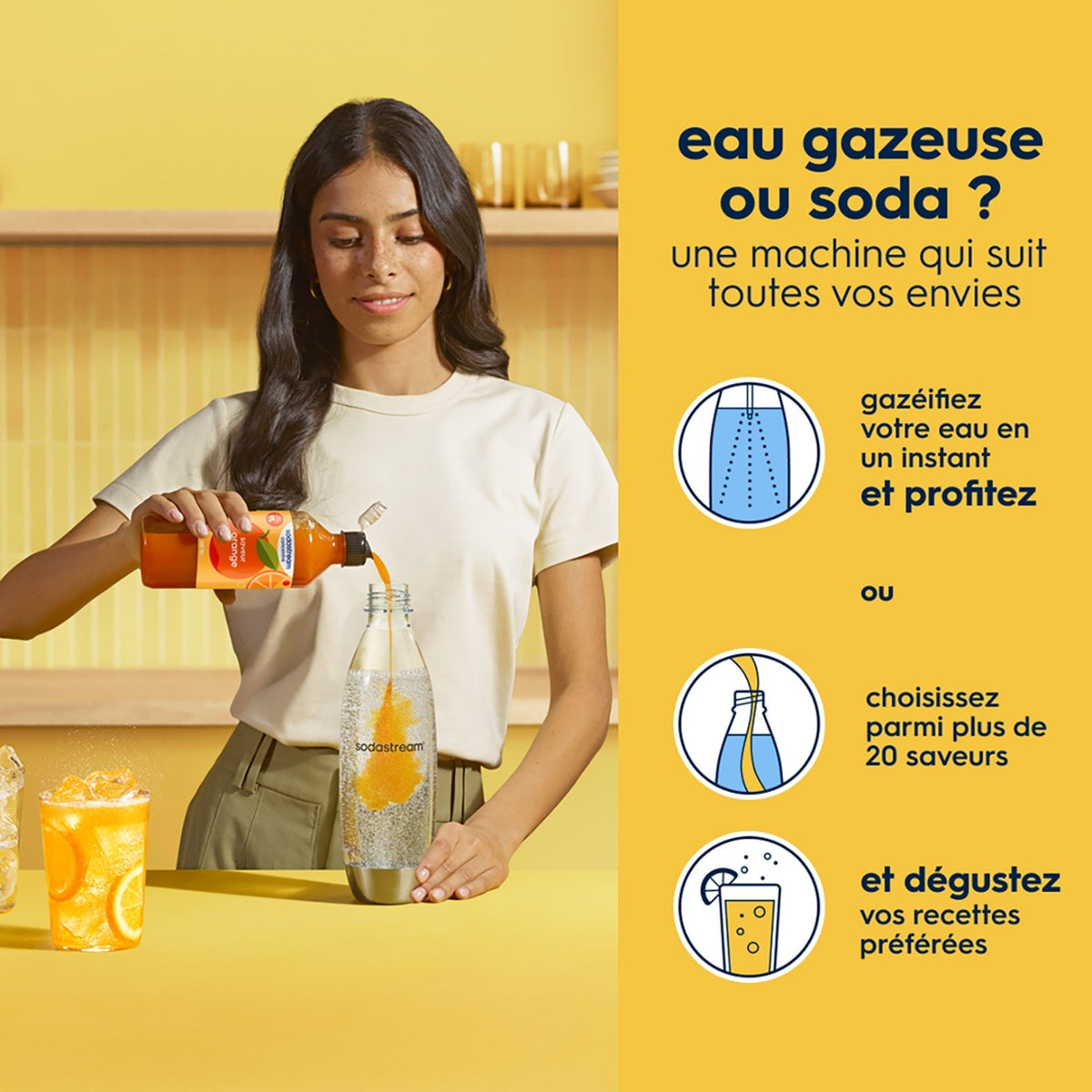 Sodastream Machine à eau pétillante E-TERRA noir
