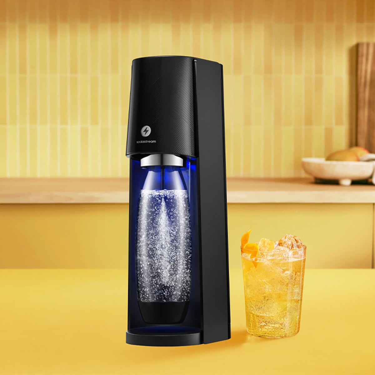 Sodastream Machine à eau pétillante E-TERRA noir