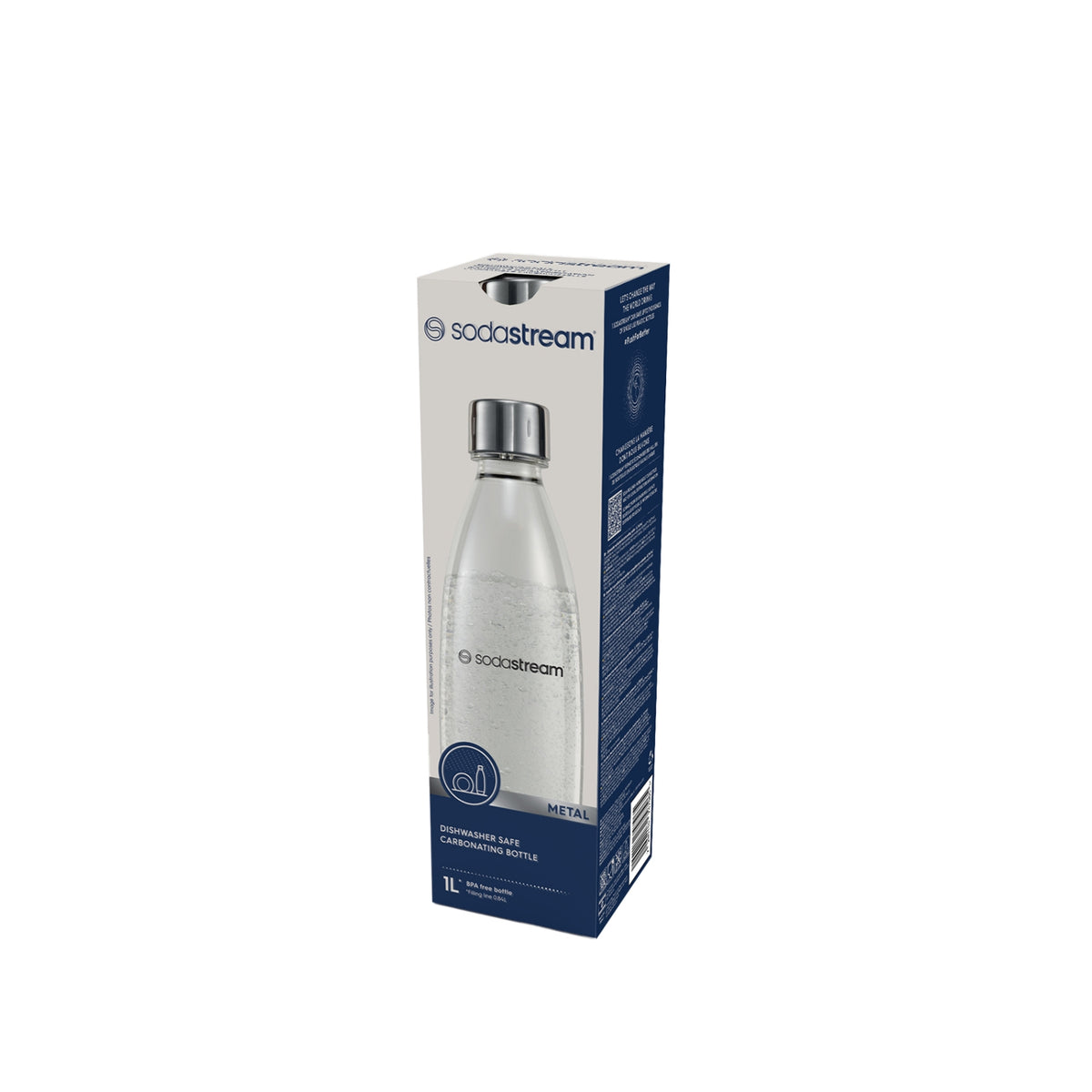 Sodastream Bouteille 1L lave-vaisselle Fuse Métal