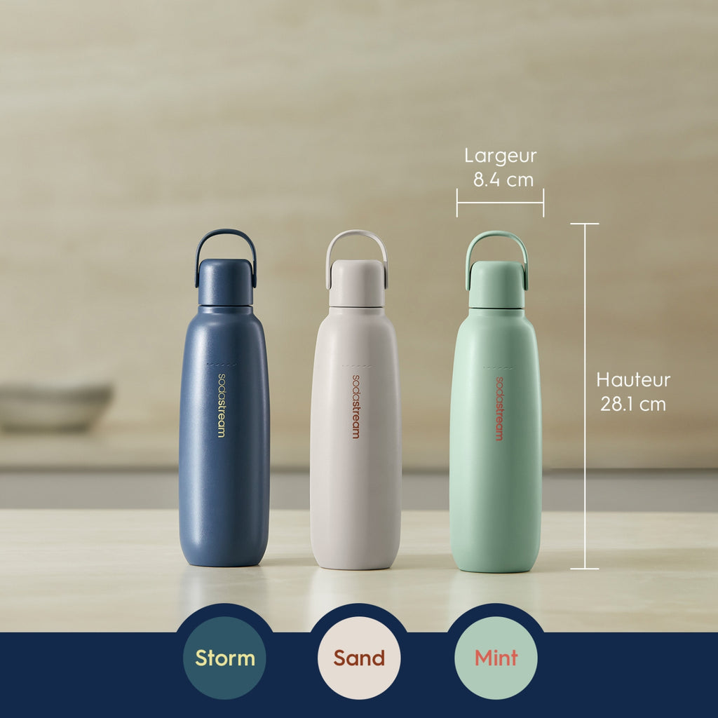 Sodastream Gourde Fizz and go cool 0.9L