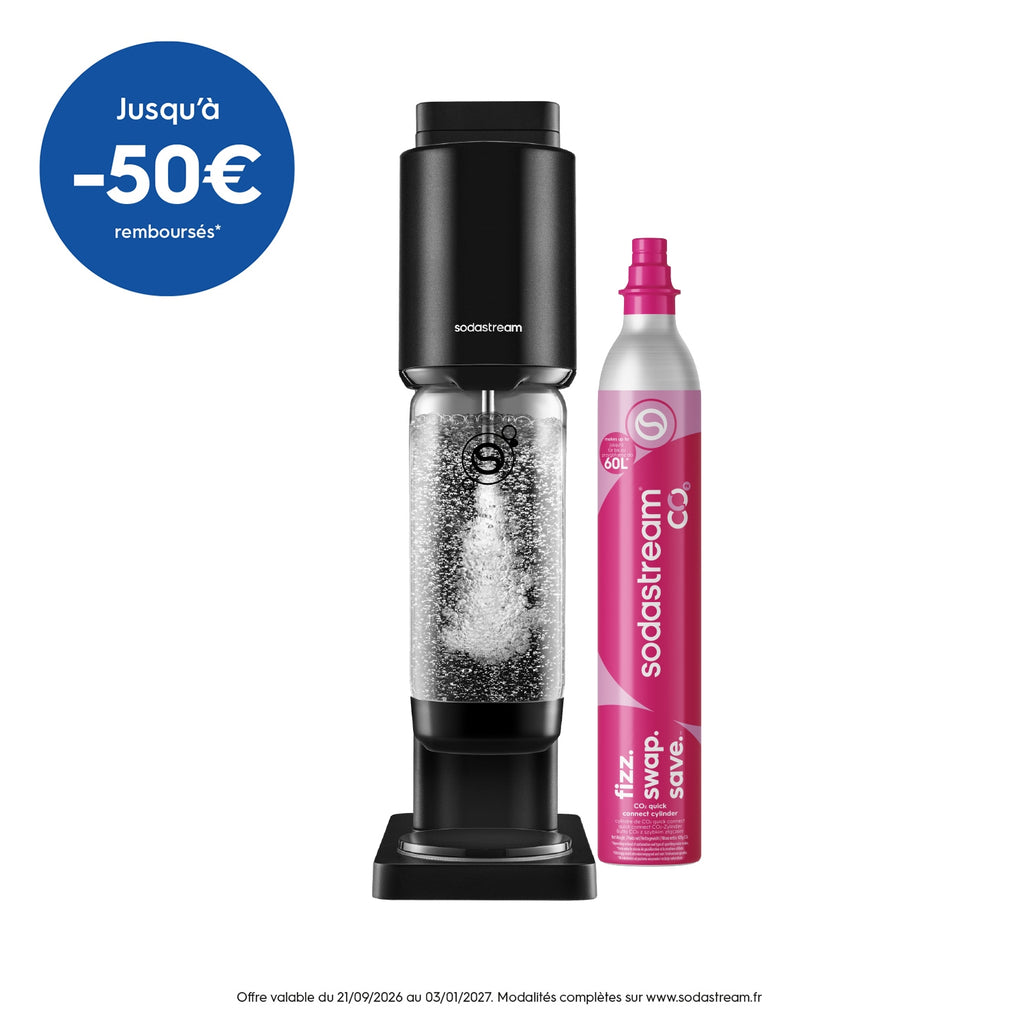 Sodastream Machine à gazéifier Fresh Noire