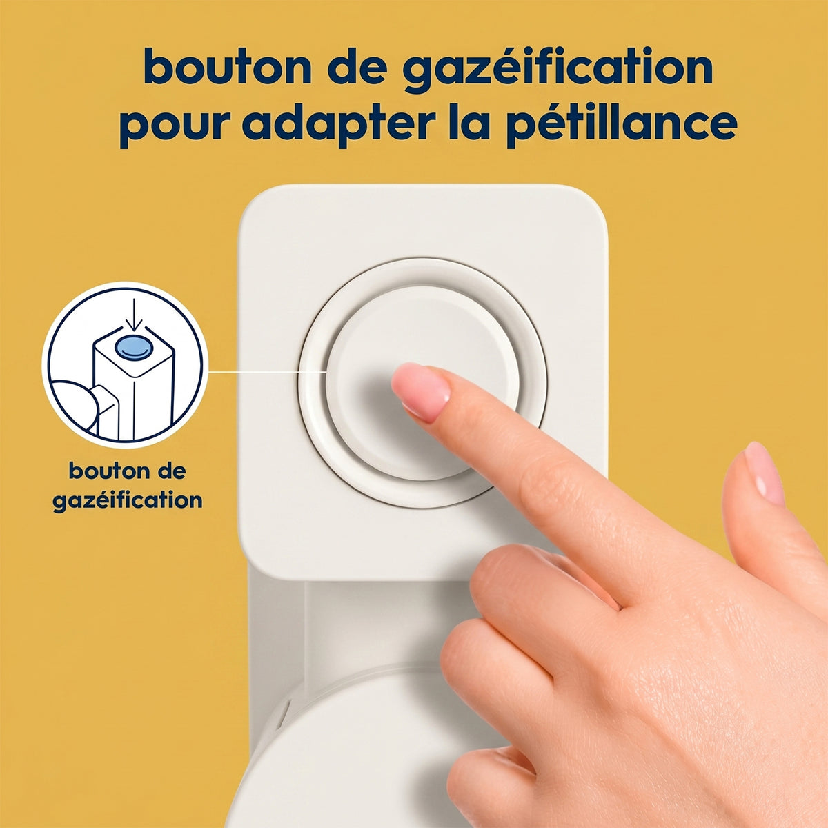 Sodastream Machine à gazéifier Fresh Blanche