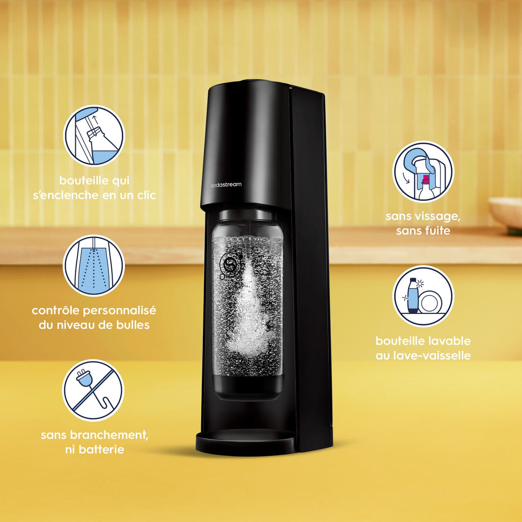 Sodastream Machine à gazéifier Classic - Noire
