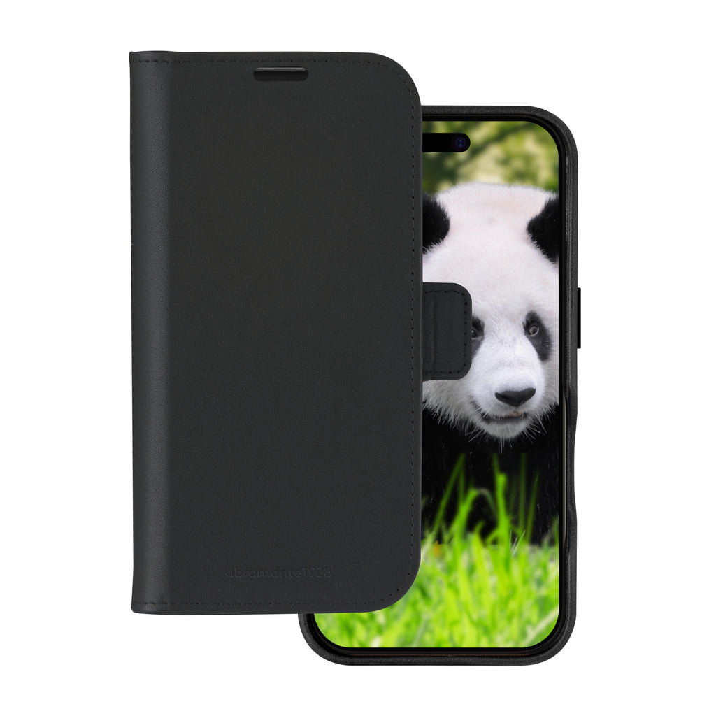 dbramante1928 Lynge MagSafe Coque Folio pour iPhone 16 Pro Max 6.9", Noir