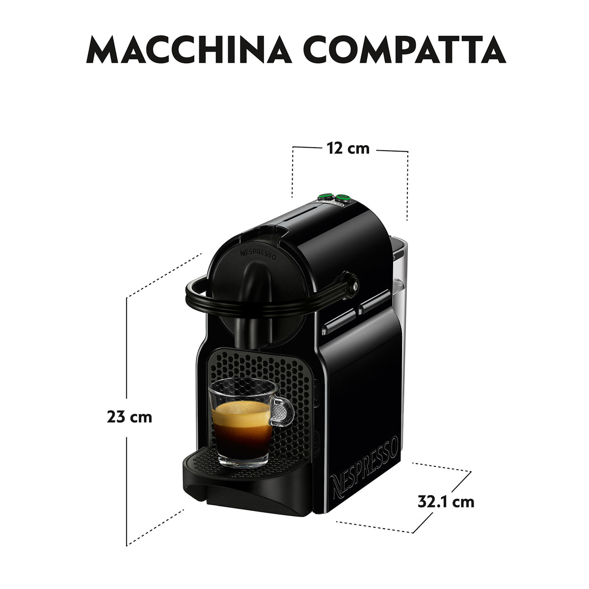 De’Longhi Inissia EN 80.BAE Entièrement automatique Machine à expresso 0,7 L - vue 2