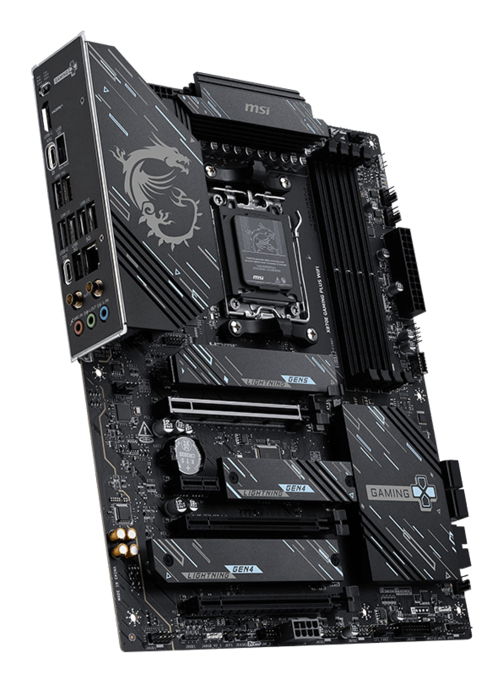 MSI X870E GAMING PLUS WIFI carte mère AMD X870E Emplacement AM5 ATX