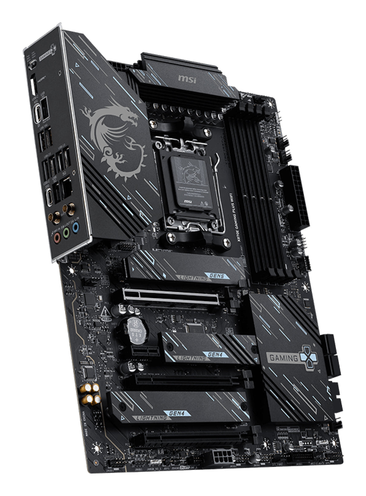 MSI X870E GAMING PLUS WIFI carte mère AMD X870E Emplacement AM5 ATX