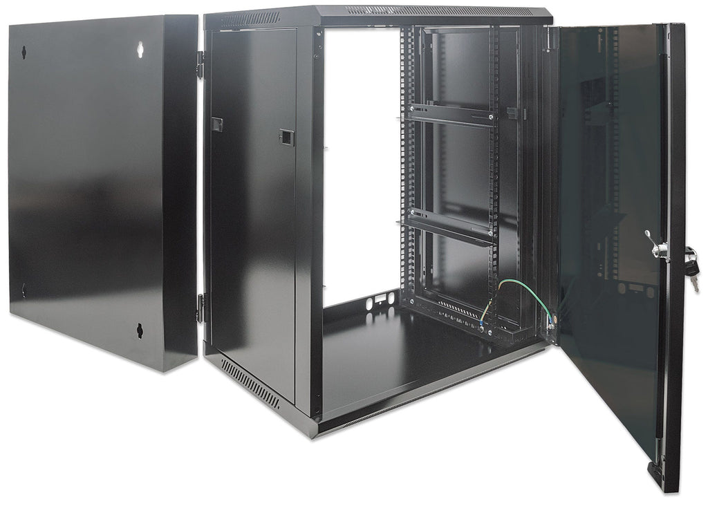 Intellinet 712019 Étagère Rack 15U Murale, Noir