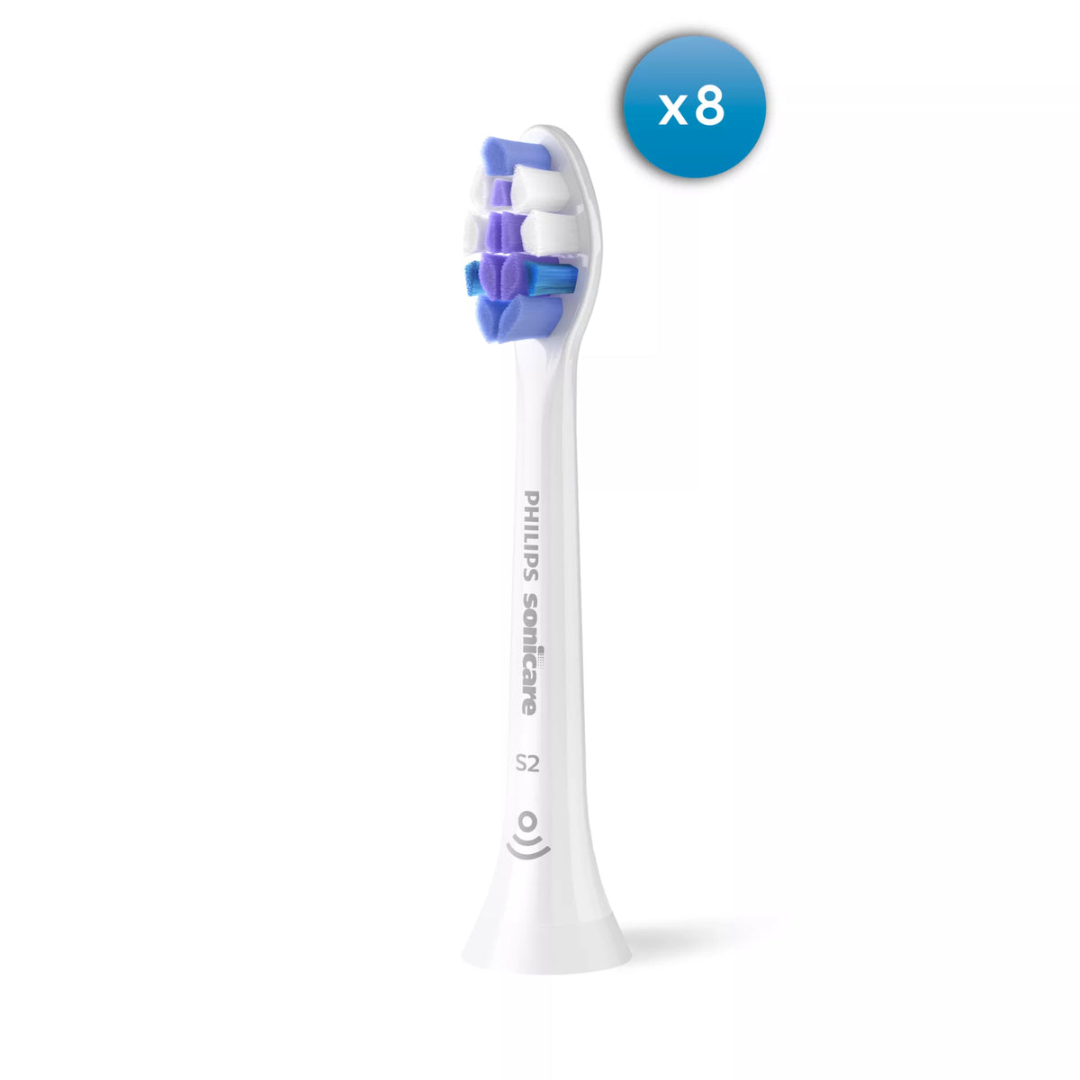 Philips Sensitive HX6058/87 Lot de 8 têtes de brosse