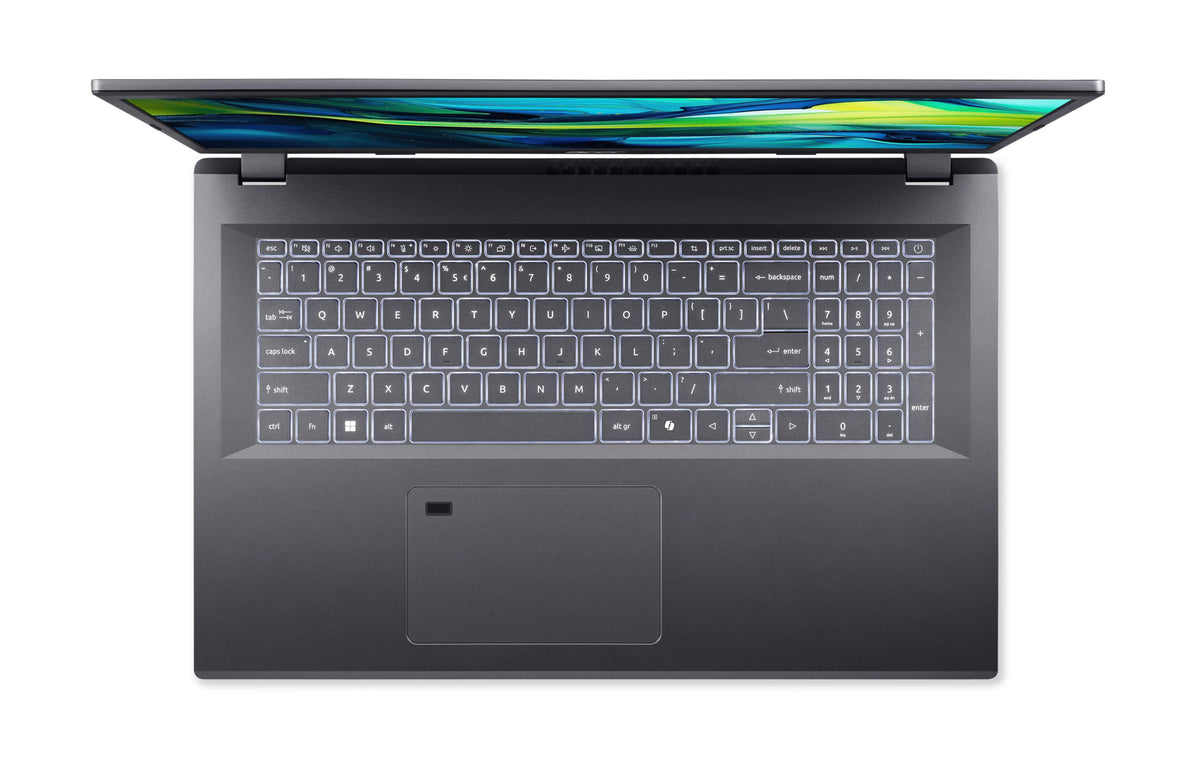 Acer Aspire 17 A17-51M-920Y Intel Core 9 270H Ordinateur portable 43,9 cm (17.3") Full HD 16 Go LPDDR5-SDRAM 512 Go SSD Wi-Fi 6E (802.11ax) Windows 11 Home Gris - vue 6