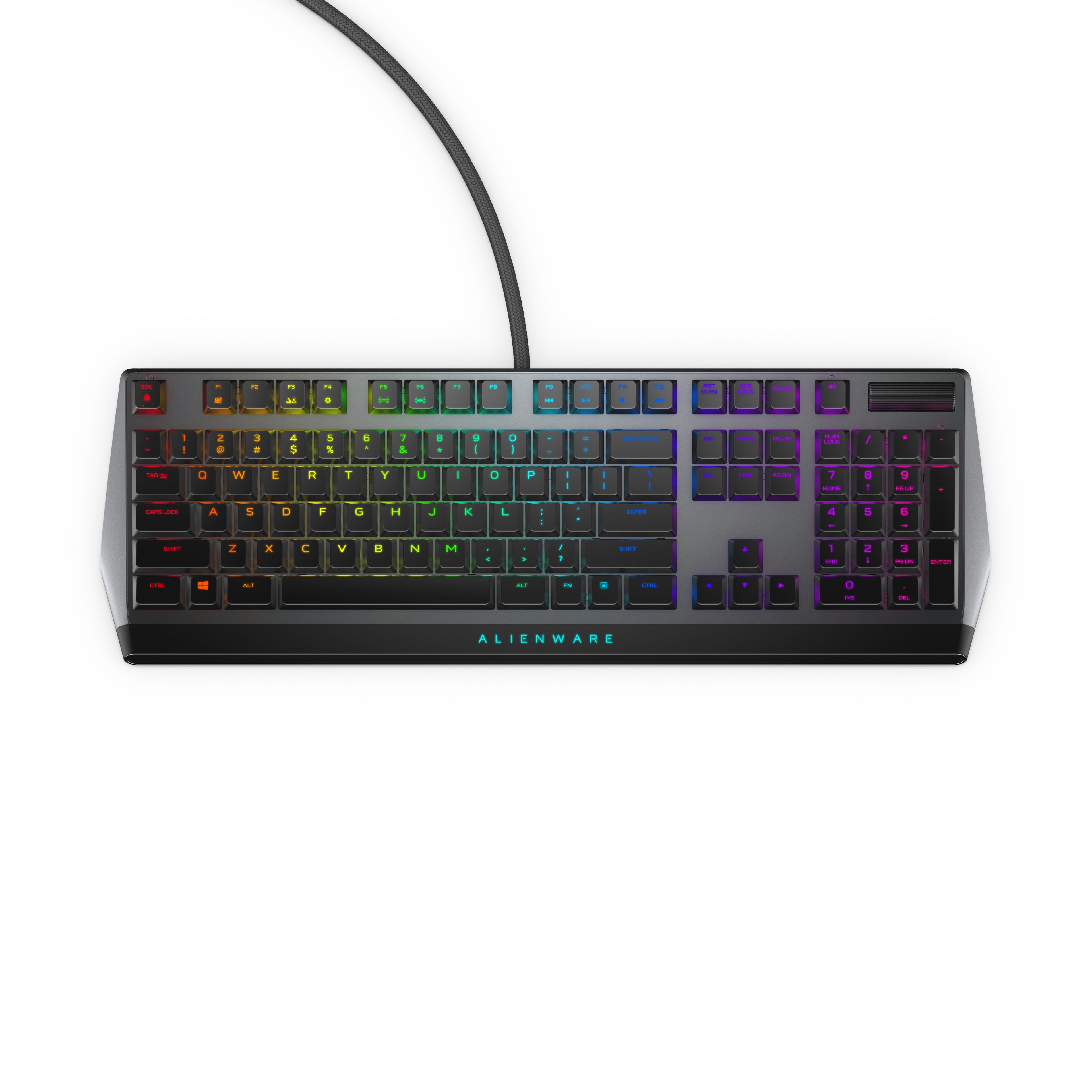 Alienware AW510K clavier Gaming USB Noir, Gris