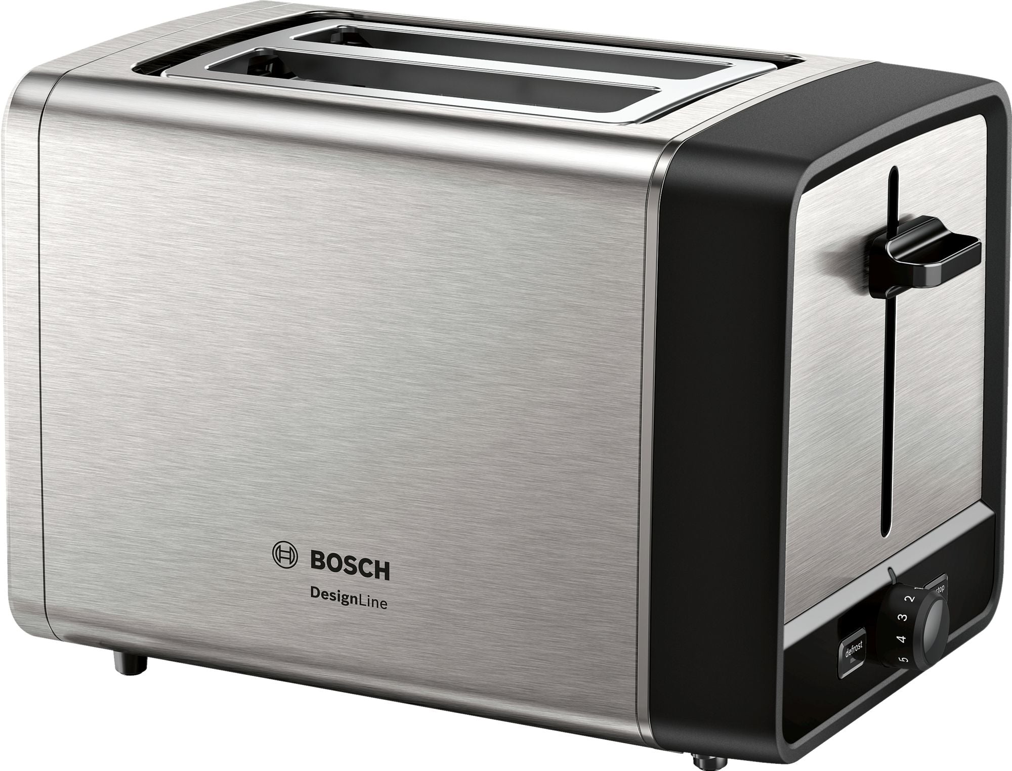 Bosch Bosch TAT5P420 grille-pain 2 part(s) 970 W Noir, Acier inoxydable