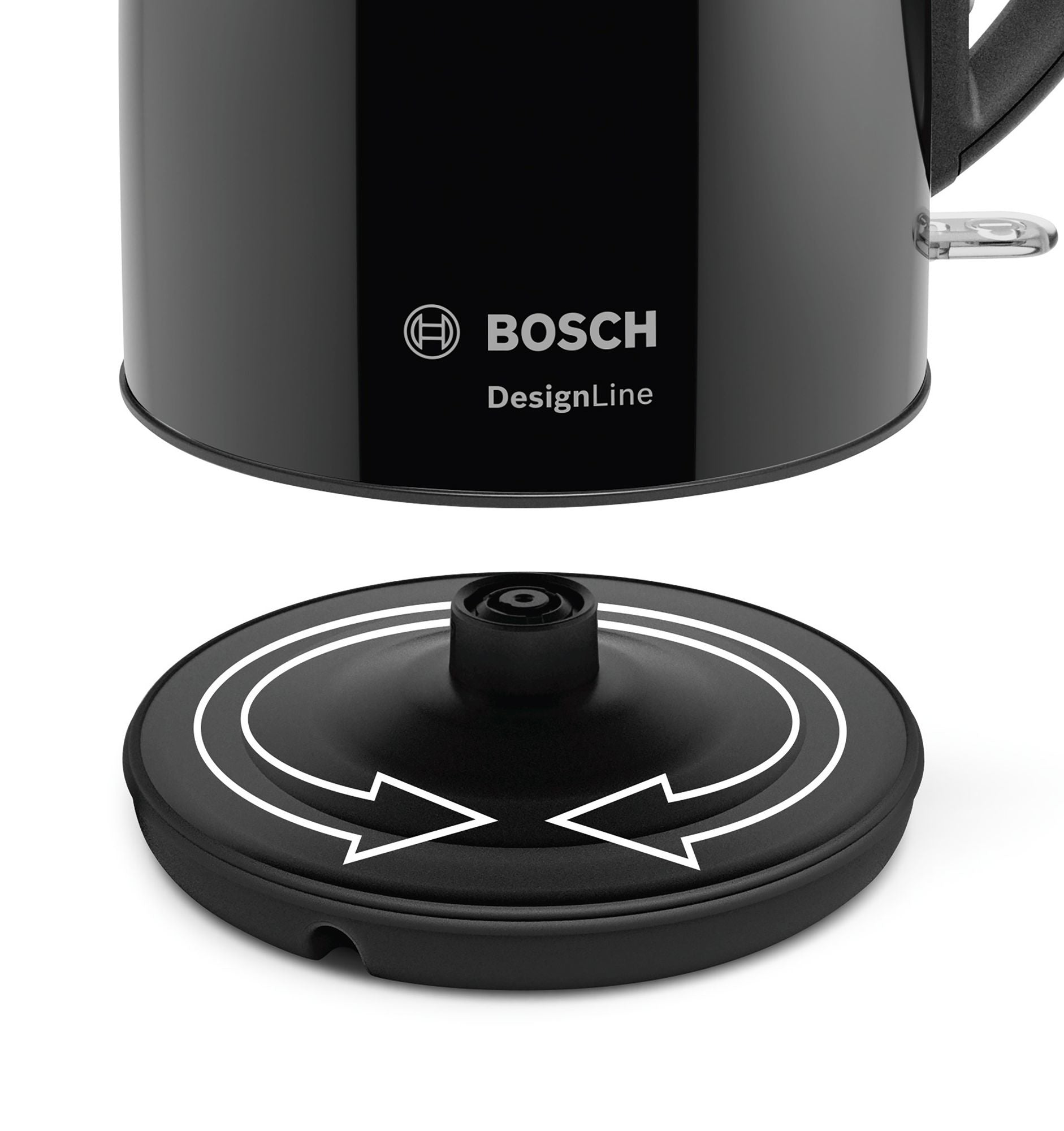 Bosch Bosch TWK3P423 bouilloire 1,7 L 2400 W Noir