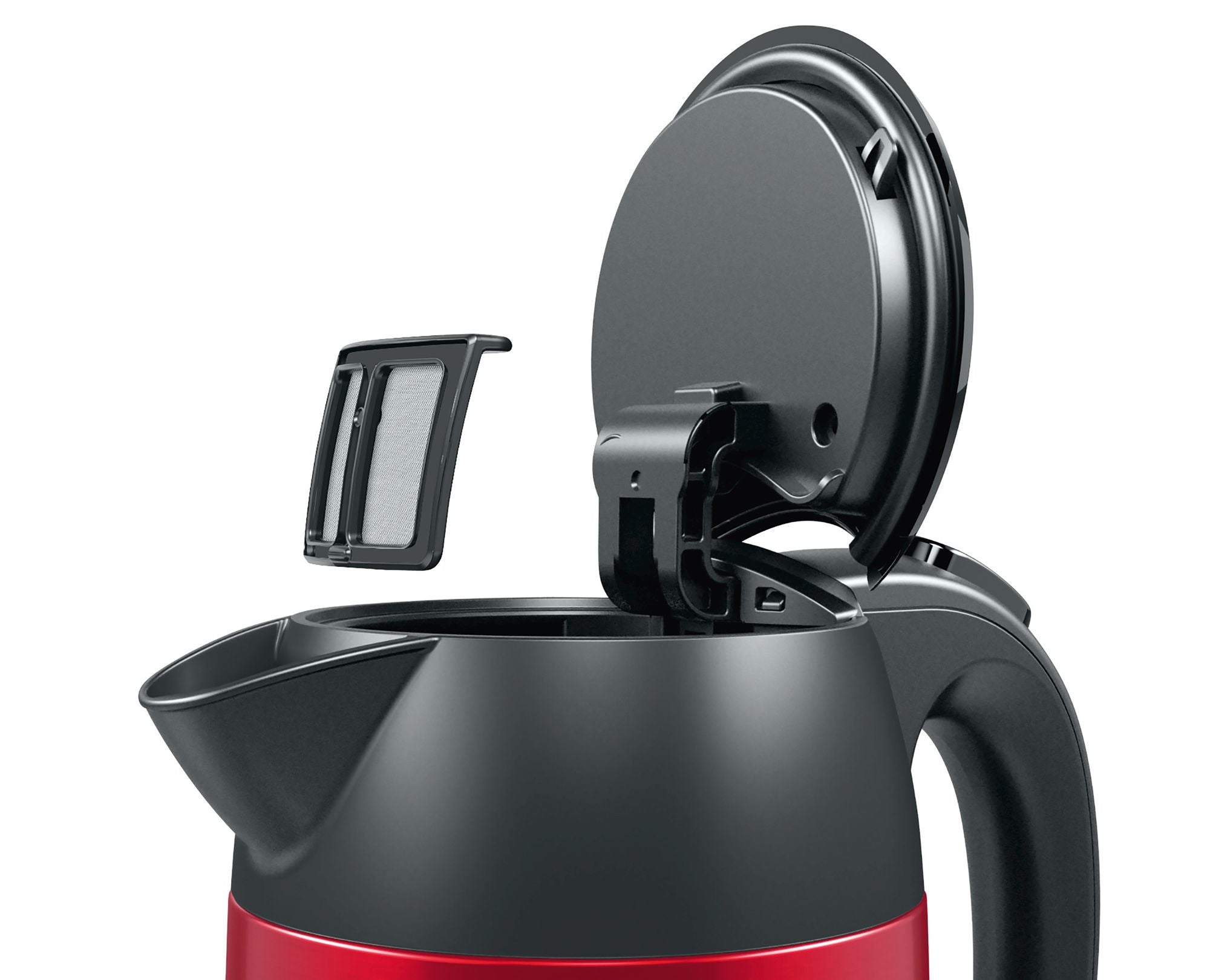 Bosch Bosch TWK3P424 bouilloire 1,7 L 2400 W Gris, Rouge